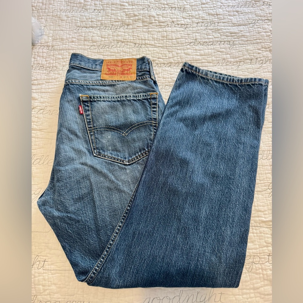 Levi's 505s Classic Denim Straight Jeans, W33 L30